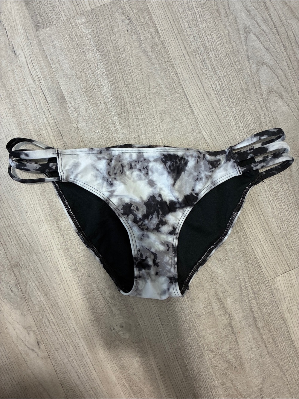 Holster Black & White Tie-Dye Bikini Bottom
